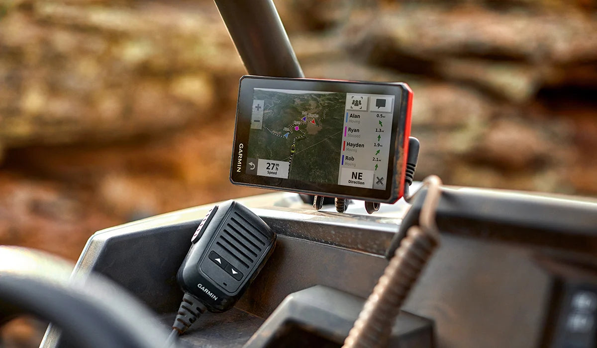 Tread GPS mounted in ATV vehicle Tread GPS mounted in ATV vehicle