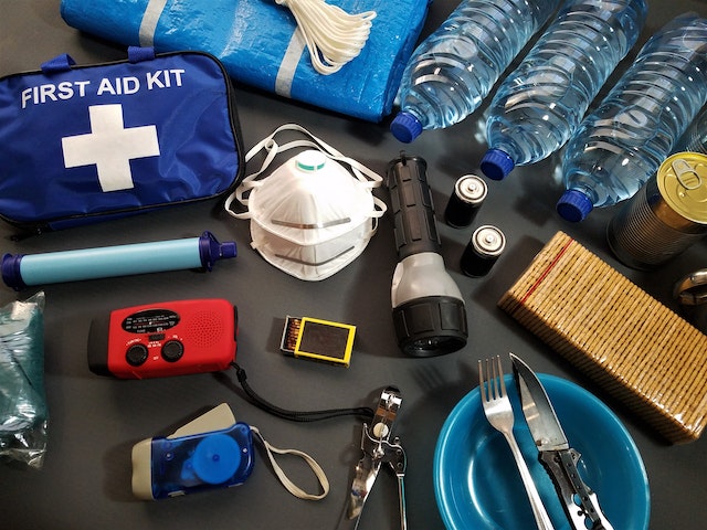 Camping Essential including first aid kit