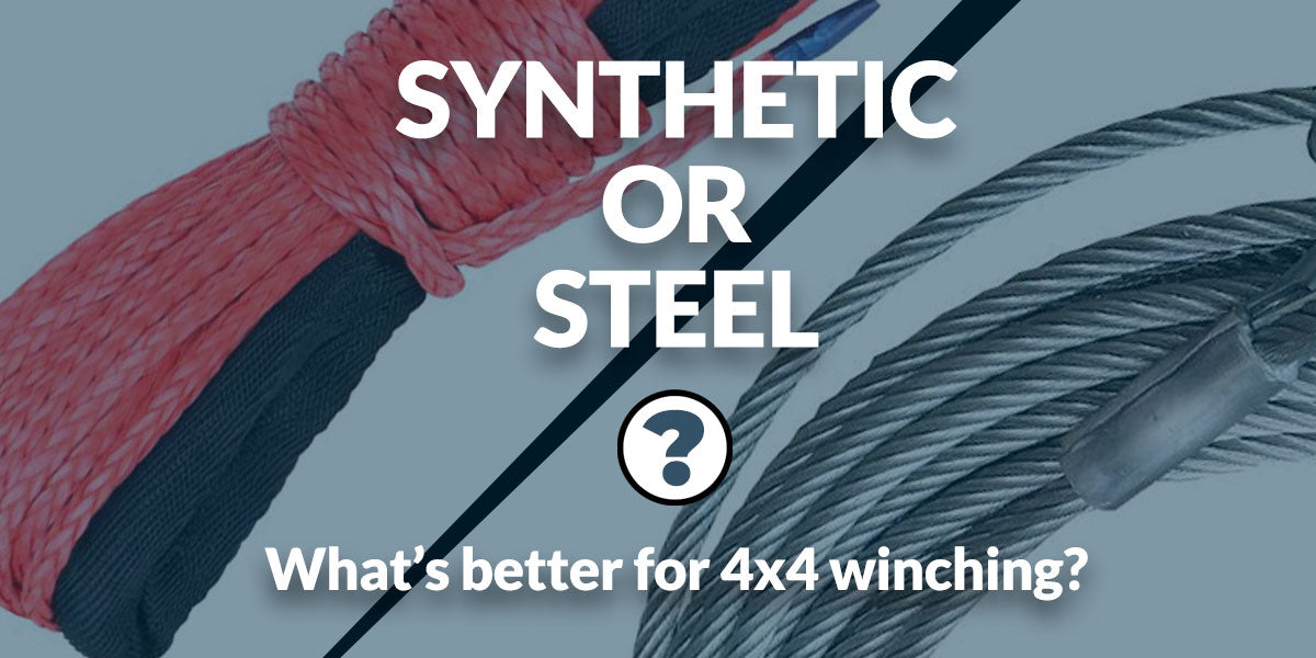 The Difference Between Synthetic Winch Rope vs Steel Cable — 4x4