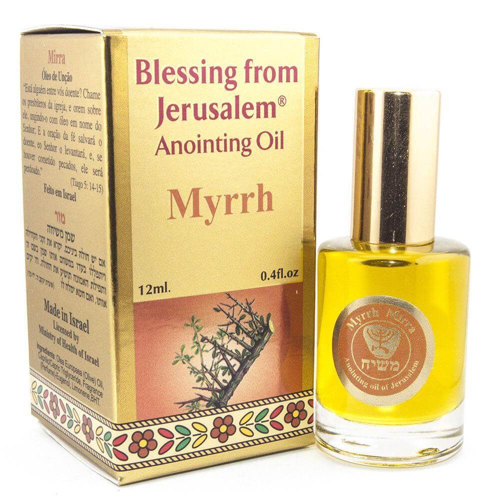 Myrrh Anointing Oil Bottle 60 ml / 2.02 Fl. Oz. Holyland Mirra