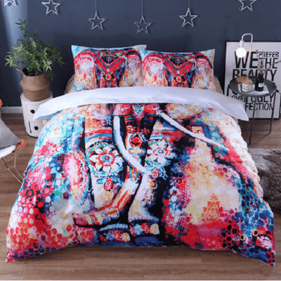 printed duvet cover set