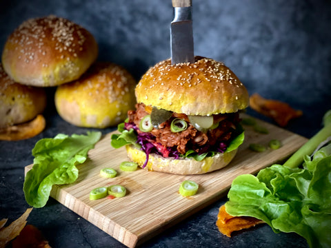 Veganuary Jackfruit Burger