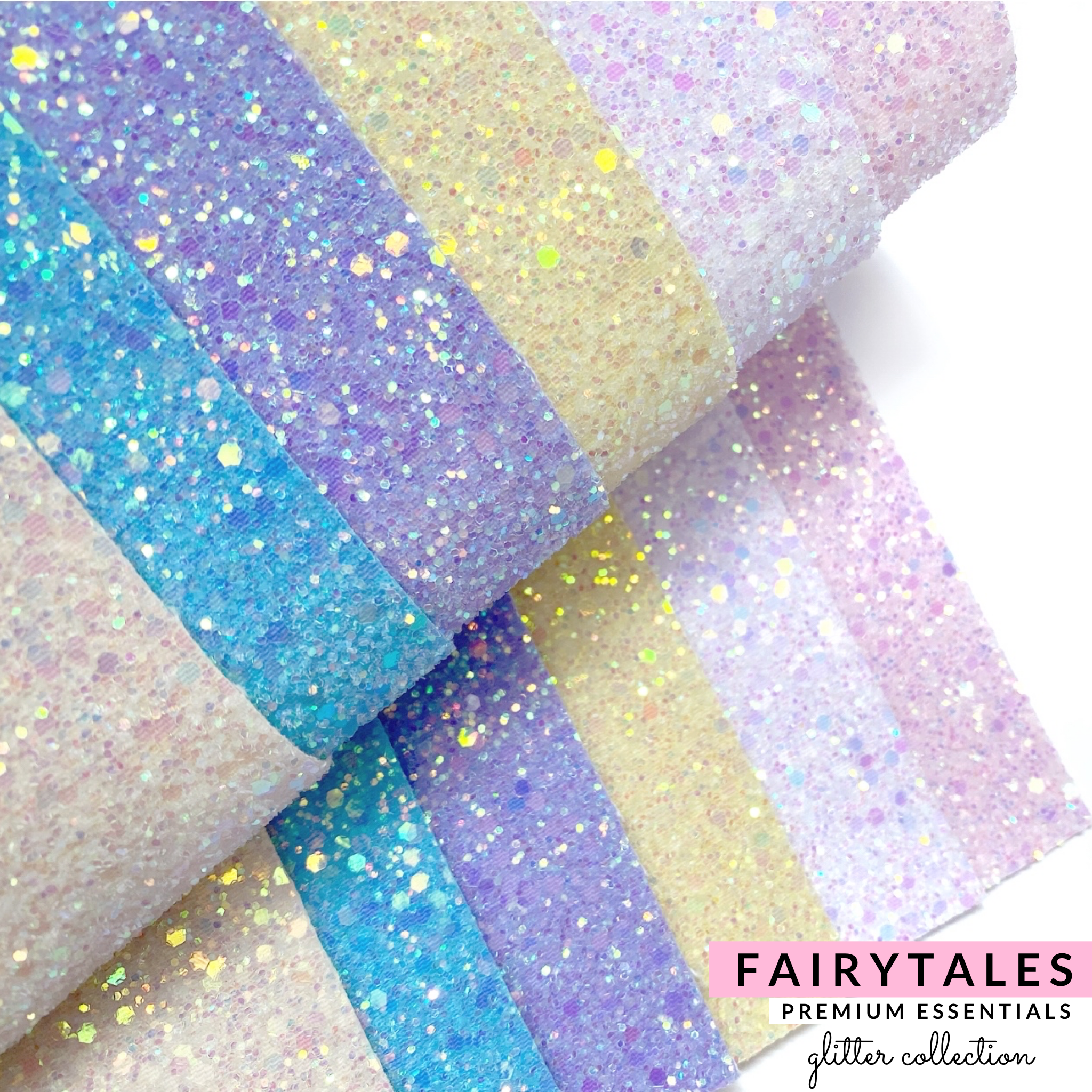 Premium Lux Neon Sugar Coated Glitter Fabric Sheets – Eliza Henri Craft  Supply