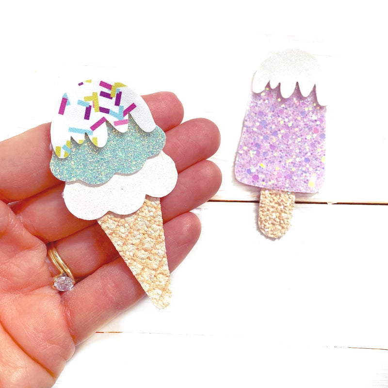 EHC Exclusive Ice Cream and Lolly Hair Bow Template