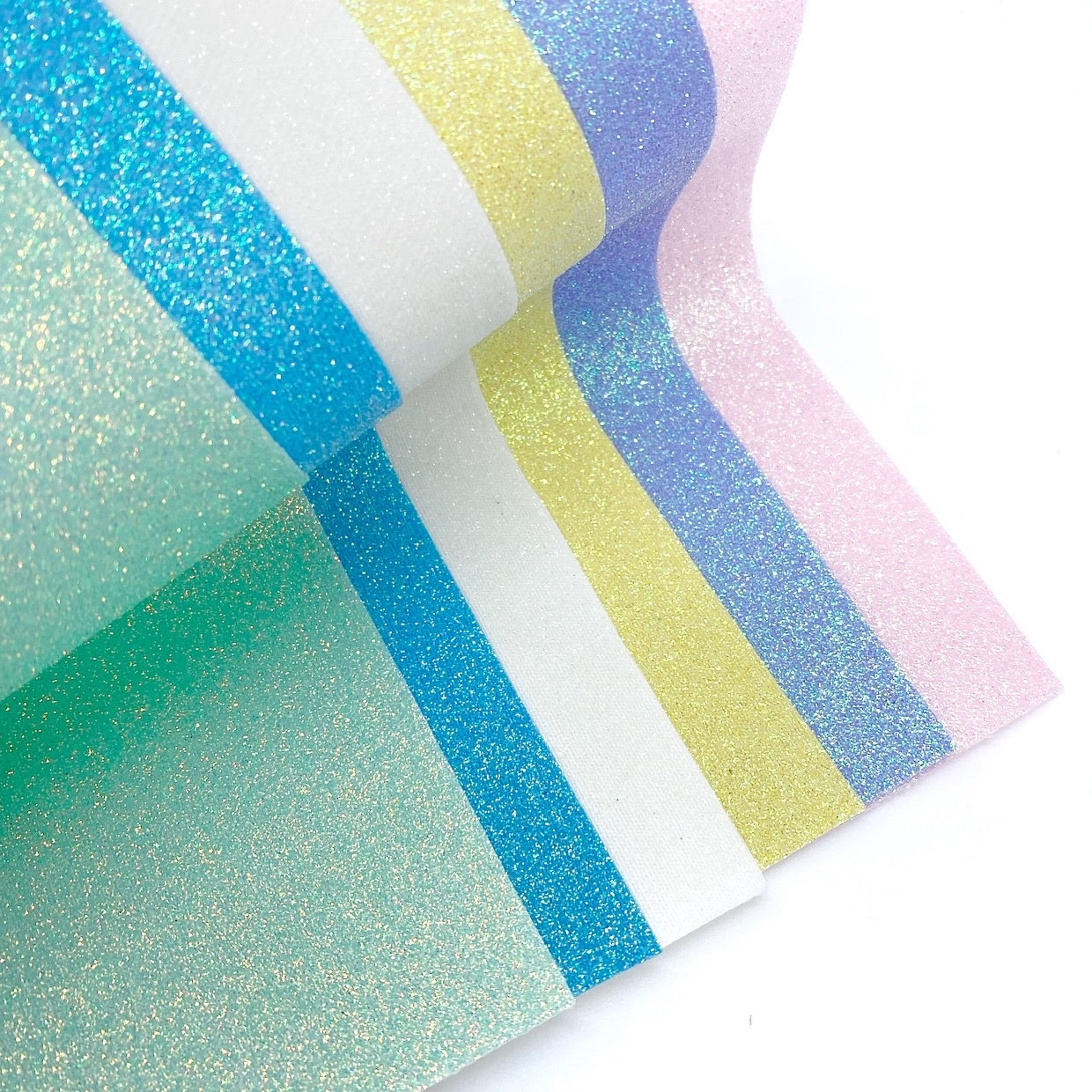 Premium Lux Neon Sugar Coated Glitter Fabric Sheets – Eliza Henri Craft  Supply