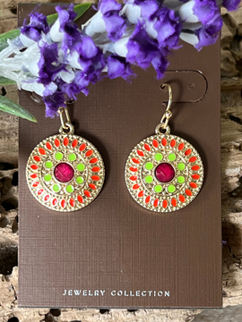 Summer Mandala Earrings