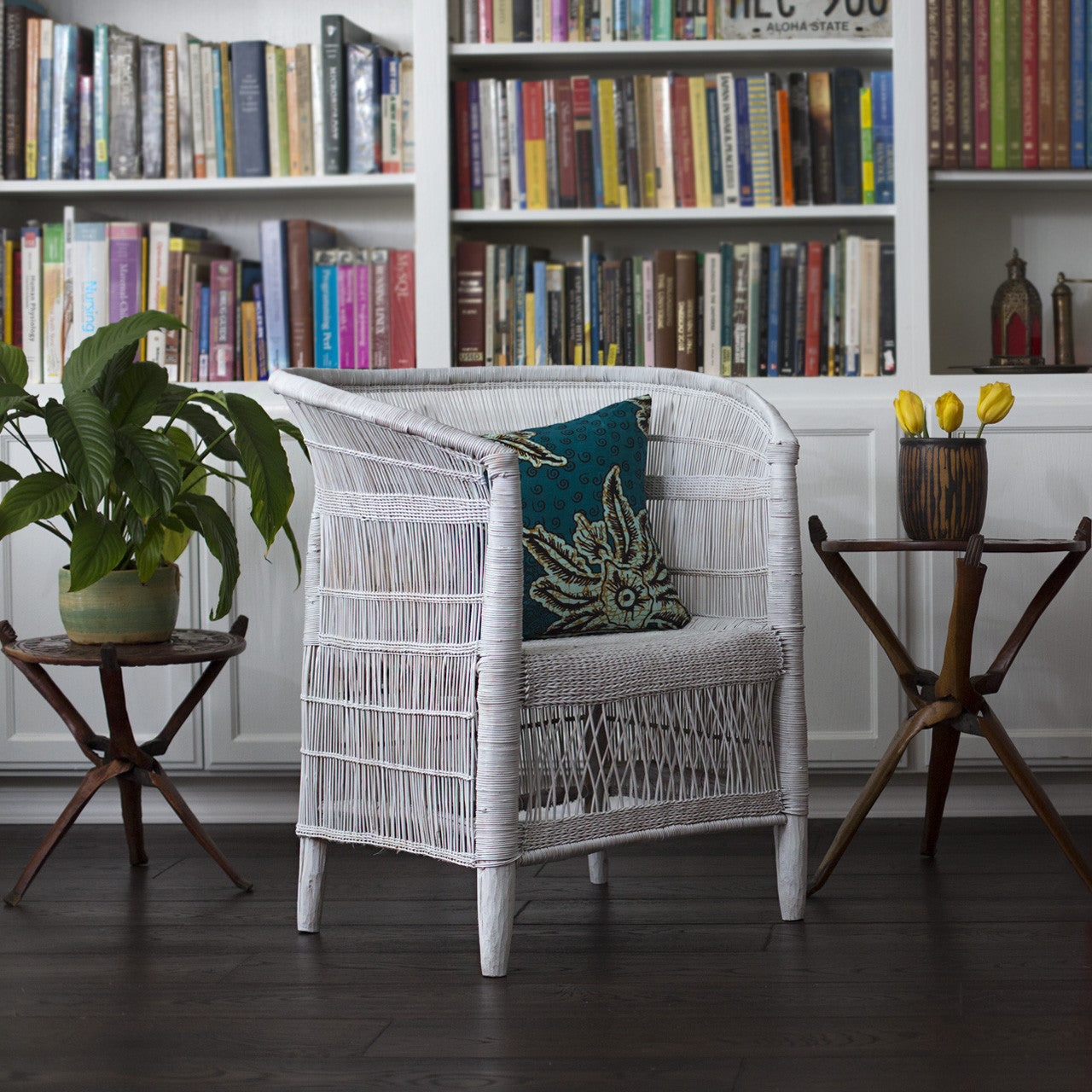 Woven Malawi Chair White