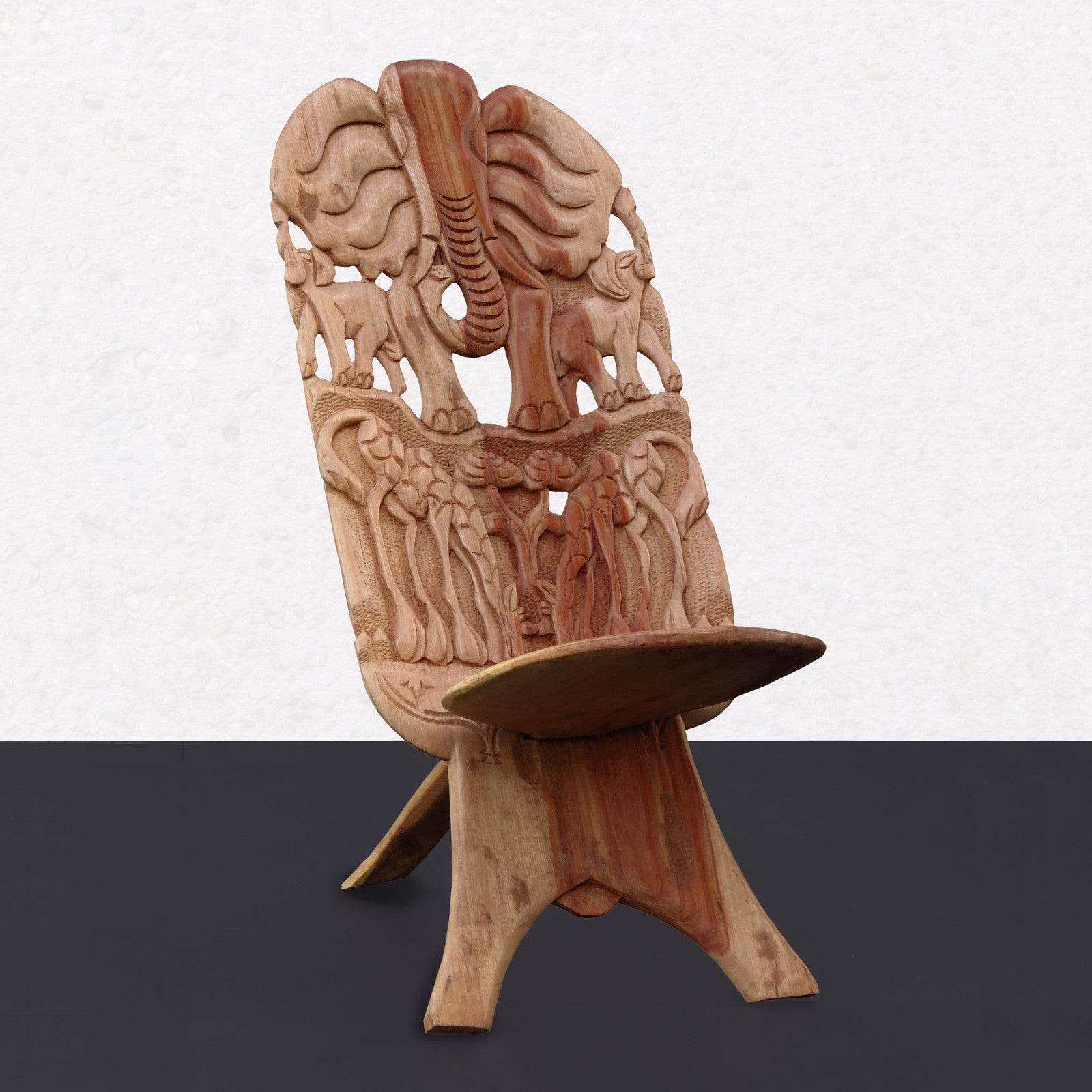 Kid Sized Chief S Chair Elephants Flamingos Warm Heart