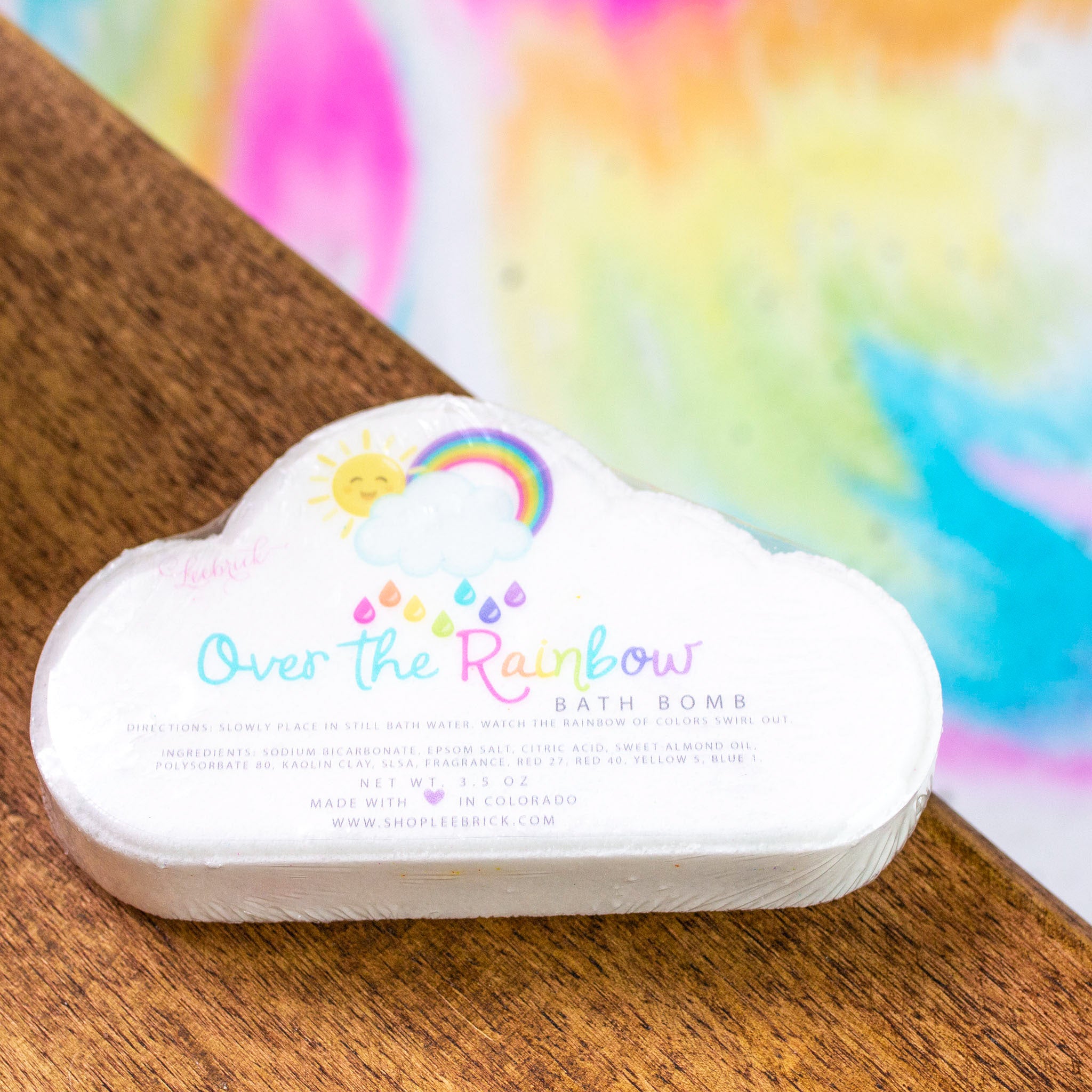 Over the Rainbow Cloud Bath Bomb – Leebrick