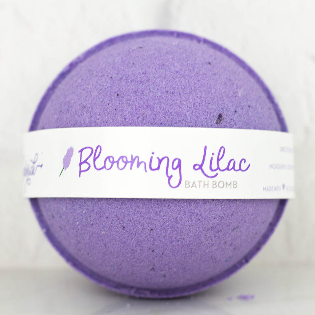 purple bath bomb