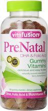 Vitafusion Prenatal DHA and Folic Acid Gummy Vitamins, 180 Count- Assorted Flavors May Vary