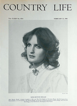 Miss Louise Gay Country Life Magazine Portrait April 10, 1975 Vol. CLVII  No. 4058