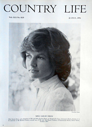 Miss Jane Buchanan Country Life Magazine Portrait April 12, 1979