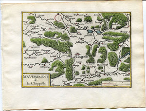 1634 Nicolas Tassin Map Sezanne, Esternay, Broyes, Lachy, Marne, Champ –  The Old Map Shop