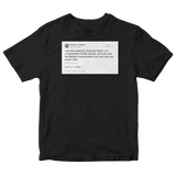 Donald Trump says Saturday Night Live is unwatchable tweet on a black t-shirt from Tee Tweets