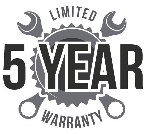 5 year limited warranty