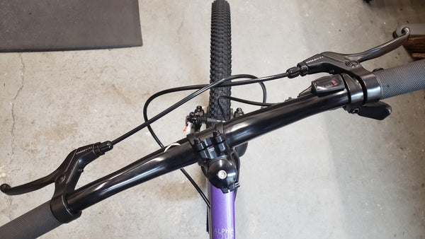 handlebars on a bike