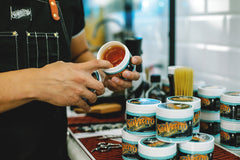 Suavecito water based pomade texture.
