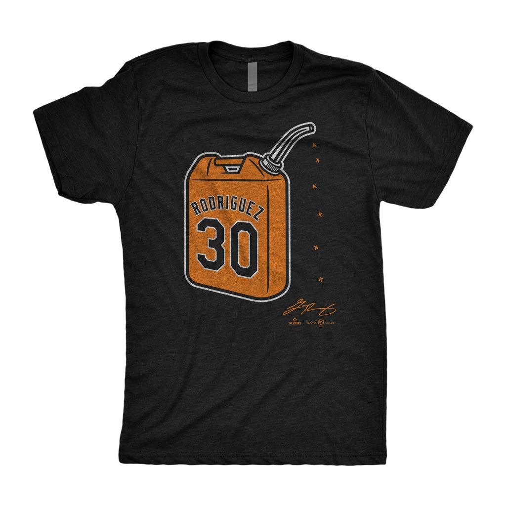 Adley Rutschman Baltimore Orioles Women's Backer Slim Fit T-Shirt