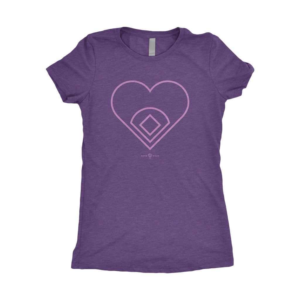 baseball heart shirt