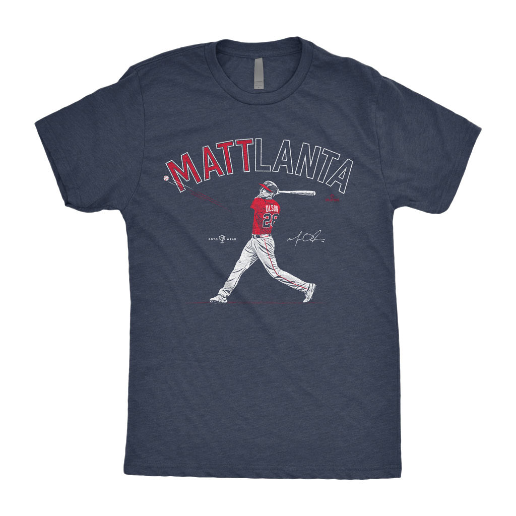 Strider Shirt | Spencer Strider Atlanta Baseball mlbpa Rotowear 4XL