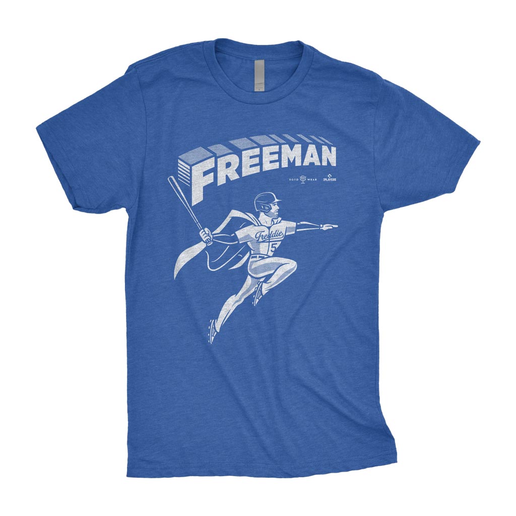 Super Freeman Shirt  Freddie Freeman 5 Atlanta Baseball RotoWear