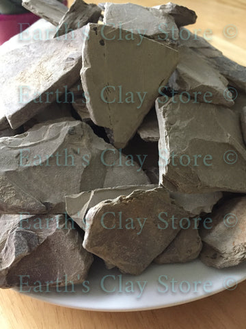 India Clay Edible Roasted Clay Khari, Mitti, Butter Gray Roasted