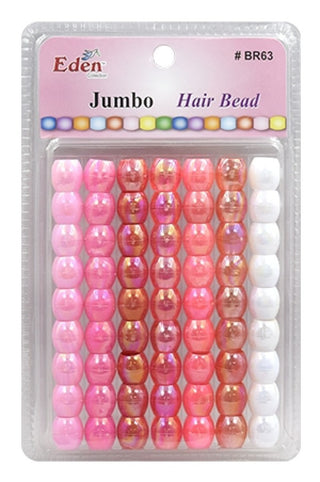 Eden Small Hair Beads For Braids/ Dreadlocks/ Pony - White, Pink, Red, Blue