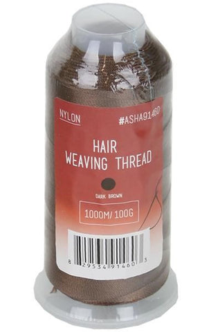 Dollylocks Bonded Nylon Hair Weaving Thread (Dark Brown)