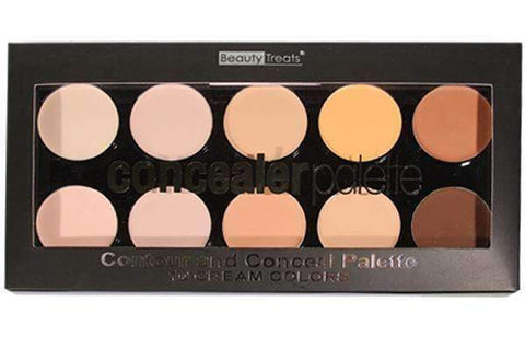 Beauty Treats Contour Collection 6 Color Matte Blush - Dark