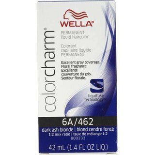 Wella Color Charm Permanent Liquid Hair Color - 6AA/542 Dark Blonde Intense  Ash