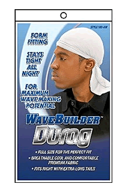 Durag Classique Noir Style 192 - WaveBuilder – Diouda