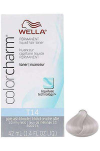 Wella Color Charm Permanent Liquid Hair Toner T14 Pale Ash Blone