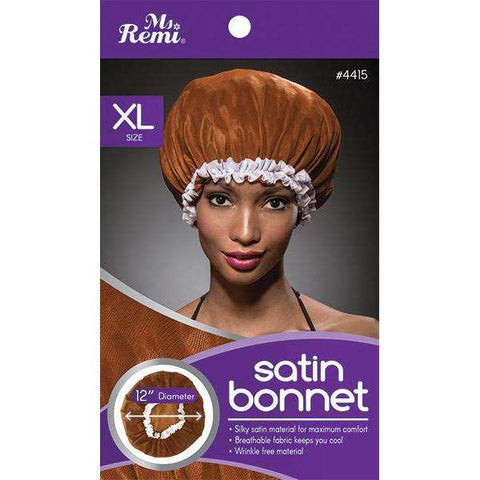 Ms. Remi Deco Silky Satin Bonnet Extra Large Chariot