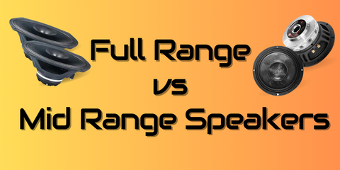 full range vs mid range speakers graphic