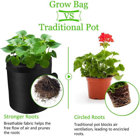 pot alternative indoor garden vegetable veggie grow bag