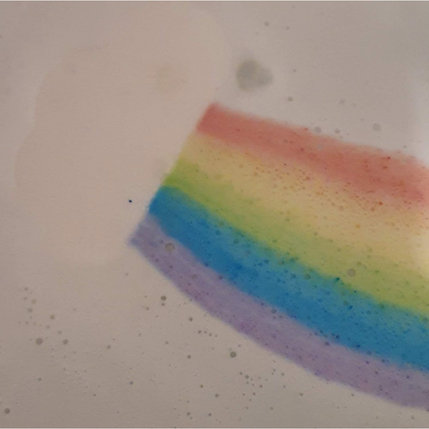 neefty rainbow bath bomb