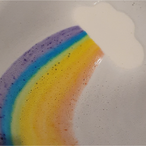 rainbow bath bomb uk