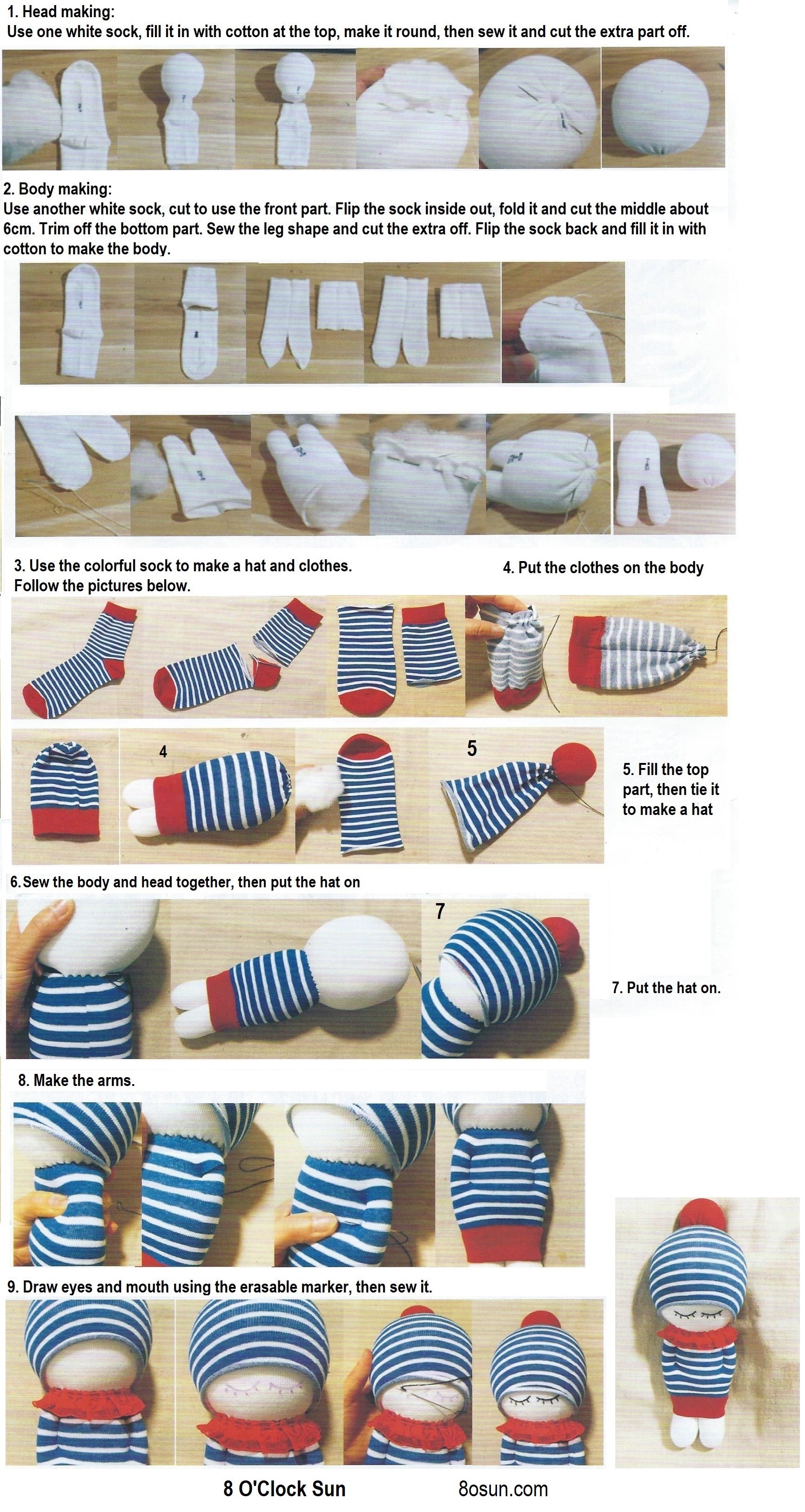 making doll with socks