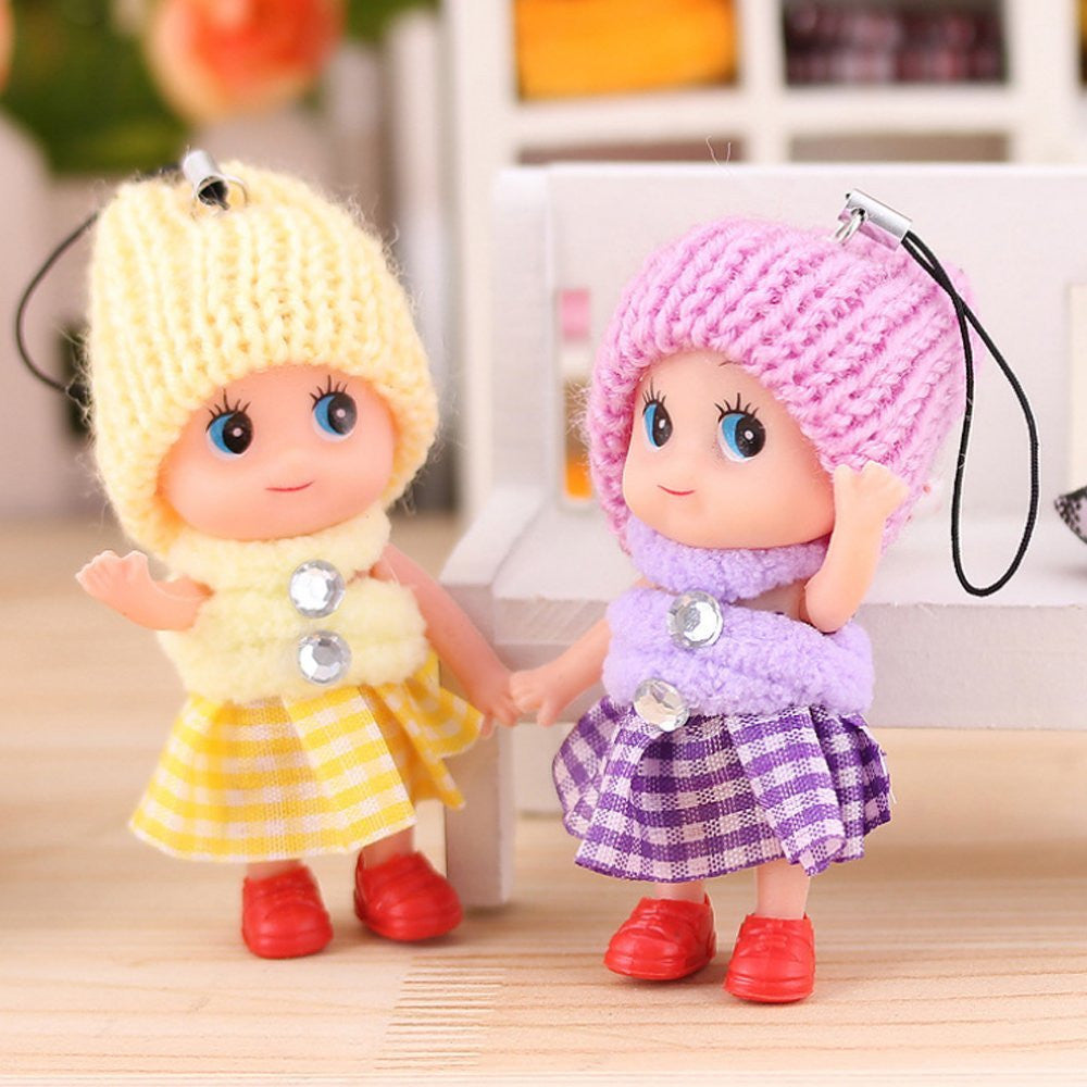 Cute Baby Dolls Keychain Key Ring Accessories 8 Oclock Sun