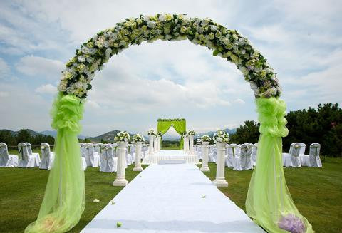 Wedding Background Wedding Ceremony Backdrop Flowers Backdrops HJ04235