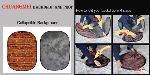 How to store collapsible backdrops