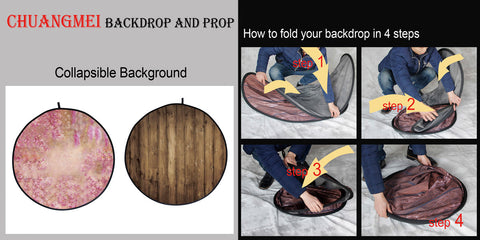 how to store collapsible backdrops