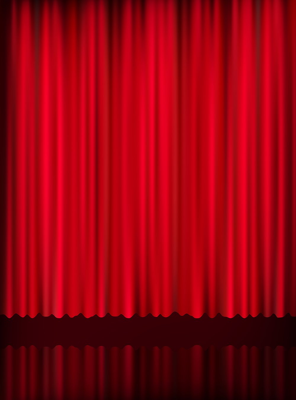 Bright Theater Red Curtain Background Stage Performance Photo Backdrop –  iBACKDROP