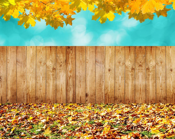Fall Leaves Background Autumn Backdrops IBD-19352 – iBACKDROP