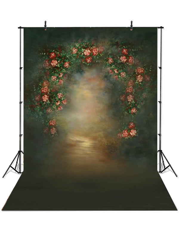 Patterned Backdrops Flower Backdrop Blurry Backgrounds G-436 – iBACKDROP