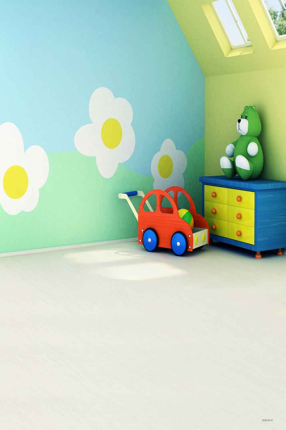 Baby Backdrops Cartoon Backdrops Space Bedroom Background N10149-E –  iBACKDROP