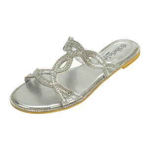 silver sliders womens