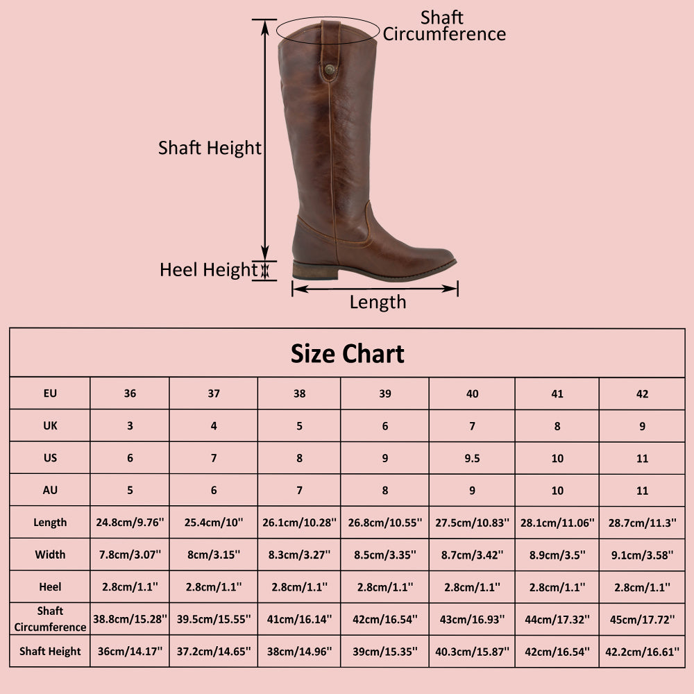 Cowboy Boot Sizing Guide Stages West - Gambaran