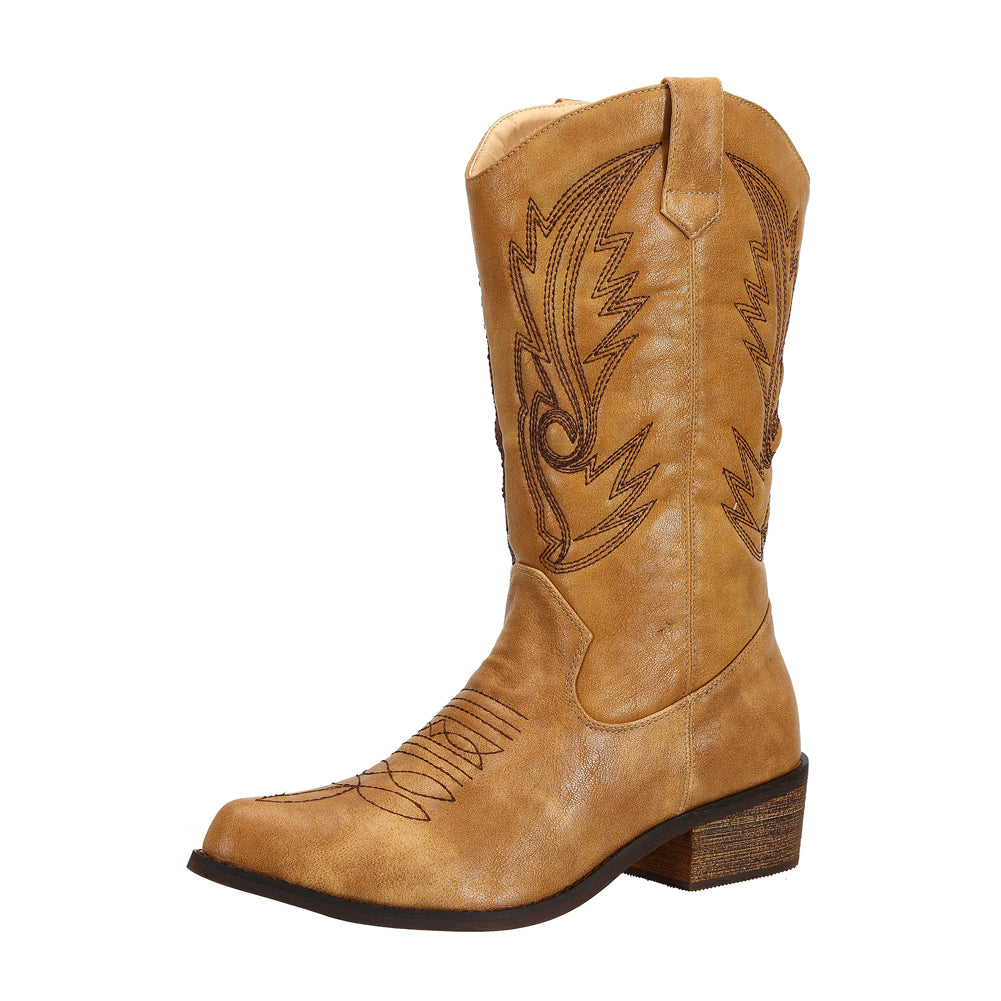 SheSole Pointed Toe Womens Cowboy Boots 